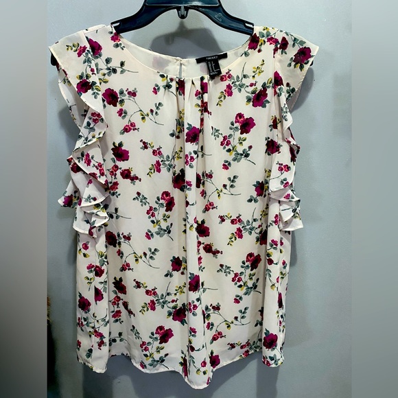 Beautiful floral blouse Size S.. From Forever21.. Like new 🌸♥️🌸 - Picture 3 of 6